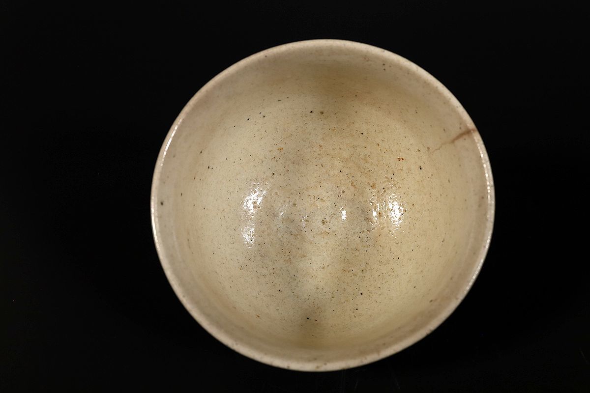 小】3772 朝鮮古美術李朝白磁絵高麗茶碗保管箱有高麗茶碗茶道具