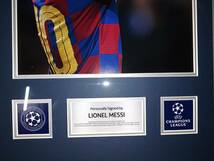 Lionel Messi（リオネル・メッシ）　サイン　バルセロナ 2019/20 ユニフォーム UCL OFFICIAL 【証明書あり】_画像6