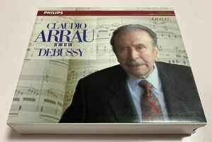 PHILIPS 西独盤 独盤 2CD クラウディオ・アウラ ピアノ 前奏曲 第1巻 第2巻 版画 映像 第1集 第2集 ドビュッシー 作品集