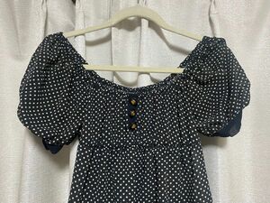 smork ブラウス　シフォン　ドット　オフショルダー　ZARA GU ユニクロ　ジャスグリッティー ノエラ　アプワイザー