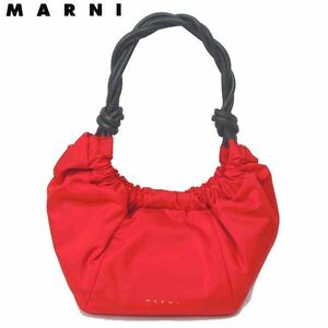 【13万新品！】MARNI マルニ ◇ お出かけコーデにピッタリ ◇Twirl mini bag ツイル ミニ バッグ ハンドトート レッド 本物 SALE