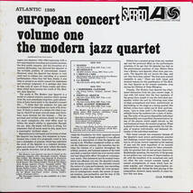 Modern　Jazz　Quartet　モダン・ジャズ・カルテット / European Concert Vol.1 ATLANTIC 1385 国内盤_画像2