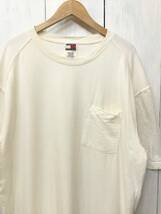 Tommy JEANS トミーヒルフィガー コットン半袖Tシャツ ポケットTシャツ トルコ製 メンズXXL 大きめ 良品綺麗_画像1