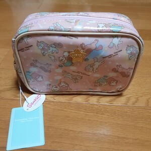 [ new goods unused / tag attaching ] Samantha Thavasa ki Kirara collaboration pouch * Sanrio ①