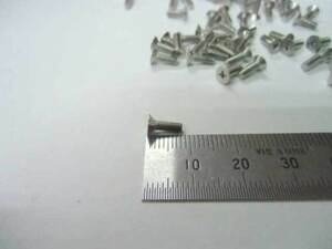 未使用/送料無料【25】日本製 ステンレス 十字穴 皿小ねじ 2.6×8mm ◆ 約3000個 ◆ 高品質 サラネジ ネジ 皿ねじ フラット