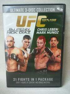 DVD 『UFC 137＆138 PENN VS DIAZ / LEBEN VS MUNOZ ※輸入盤 3枚組』総合格闘技/アメリカ/ANCHOR BAY/ 07-7988
