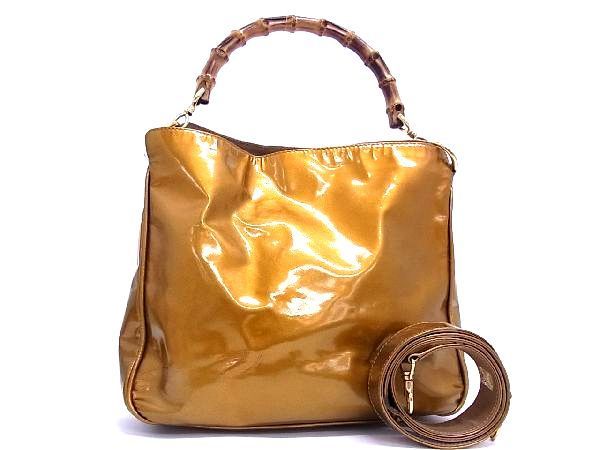 ヤフオク! -「グッチ バンブー バッグ 茶」(かばん、バッグ) (グッチ