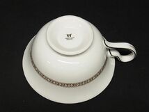 ■新品同様■ WEDGWOOD ウェッジウッド フロレンティーン ターコイズ カップ＆ソーサー 食器 テーブルウェア アイボリー系 DA3712_画像3