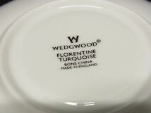 ■新品同様■ WEDGWOOD ウェッジウッド フロレンティーン ターコイズ カップ＆ソーサー 食器 テーブルウェア アイボリー系 DA3712_画像7