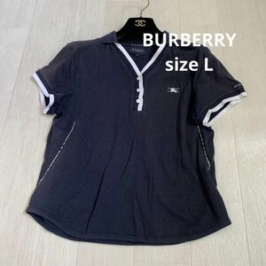 Burberry GOLF 半袖シャツ　size L バーバリー　ポロシャツ　半袖　ゴルフウェア