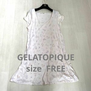 GELATOPIQUE 夏素材ワンピース　size FREE