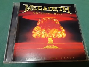 MEGADETH　メガデス◆『狂乱の歴史~グレイテスト・ヒッツ』日本盤CDユーズド品