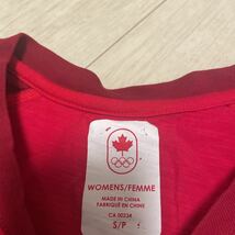 女性用 オリンピック CANADA カナダ代表チーム半袖Tシャツ サイズS_画像3