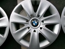 【BMW】E90[純正]ホイールキャップ6枚セット♪☆16インチ[美品] タイヤ&ホイール招きモアイ像　若槻店_画像4