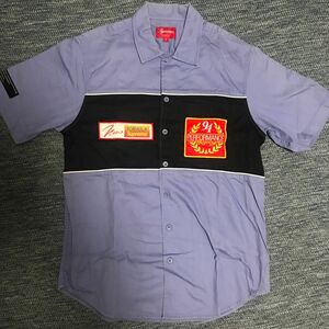 14SS Supreme Pit Crew Shirt S シュプリーム ワークシャツ
