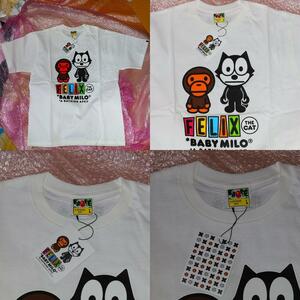 BAPE FELIX THE CAT エイプフィリックスザキャットTシャツMILOマイロフェリックスザキャット