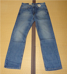 即決 送料無料 LEVIS 514 00514‐0823 W33 L32 濃色系 新品 スモールe 綿100％ ストレート 2022モデル 定価9350円