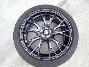 【1本】Weds sports　SA-20R 17×7J+48 5穴/100と215/45R17 YOKOHAMA BlueEarth E70のラジアルタイヤホイールセット(1本のみ)