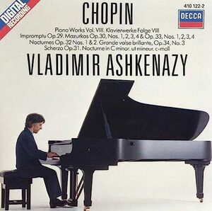 Piano Works V8 Chopin (アーティスト), Ashkenazy (アーティスト) 輸入盤CD