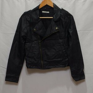 OLIVE DE OLIVE* Olive des Olive imitation leather leather rider's jacket ( black )*USED 71