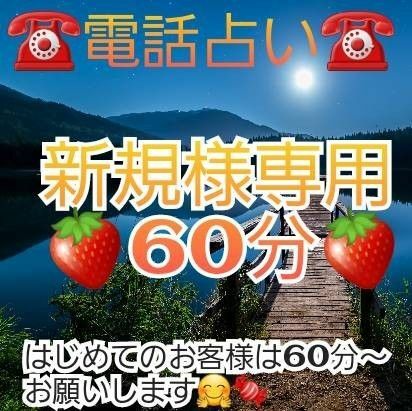 電話占い60分新規様はこちらから。9時半から22時