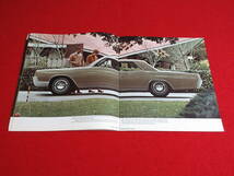 ☆　FORD　LINCOLN　CONTINENTAL　1967　昭和42　大判　カタログ　☆_画像3