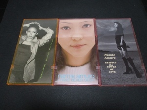 CD 8㎝ シングル【 安室奈美恵 3枚セット 】SOMETHING'BOUT THE KISS / RESPECT the POWER OF LOVE / I HAVE NEVER SEEN 