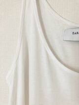 ZARA ザラ タンクトップ S ホワイト_画像2