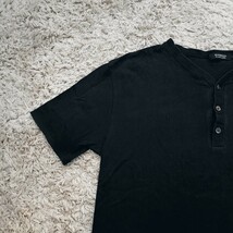バーバリー ブラックレーベル ボタン 半袖 Tシャツ メンズ 黒 BURBERRY BLACK LABEL_画像3