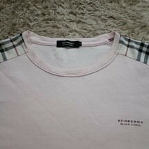 バーバリー ブラックレーベル 半袖 Tシャツ メンズ BURBERRY BLACKLABEL チェック柄 日本製_画像2