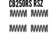 ペイペイ送料無料CB250RS CB250RS-Z 新品 クラッチ スプリング