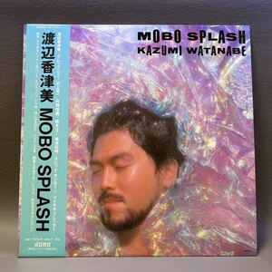 T 「Mobo Splash /渡辺香津美 」LPレコード(28MX2525) 解説書、帯付　超音波洗浄機洗浄済
