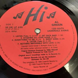 Al Green/O.V.Wright/Don Bryant★中古LP/UK盤「アル・グリーン他～1320 South Lauderdale Avenue」の画像3