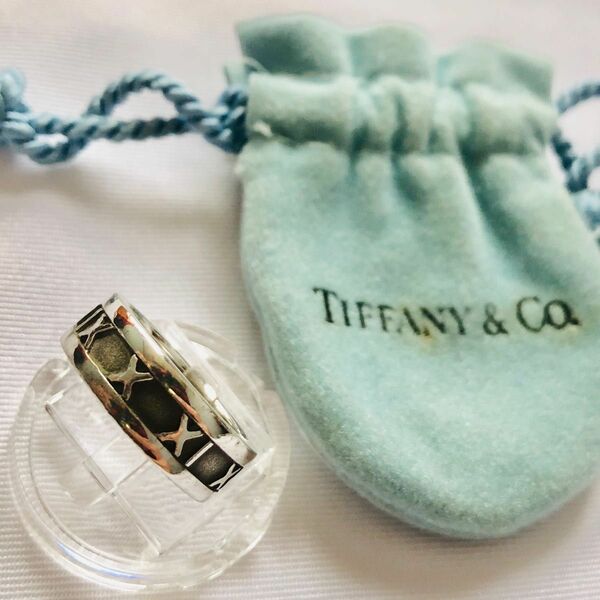 保存袋付き★正規品★ティファニーTiffany&Co.リング　アトラス　シルバー