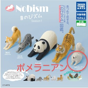 新品 ポメラニアン #のびズム のびズム シーズン1 カプセルトイ ガチャガチャ ガチャ ガシャポン ガチャポン ミニチュア フィギュア 犬