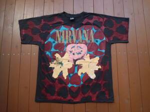  X'MAS SALE ¥1スタ オークション ニルヴァーナ ハートシェイプドボックス Tシャツ XL BJORK NIRVANA NIN SONIC YOUTH 80's 90's ROCK 