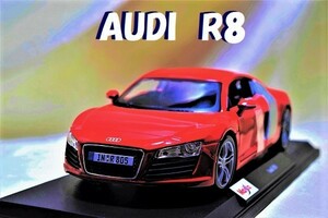 新品マイスト1/18【Maisto】◆Audi R8 レア◆ミニカー/アウディ/ポルシェ/フェラーリ/BMW/ランボル/メルセデスオートアート/京商/ブラーゴ/