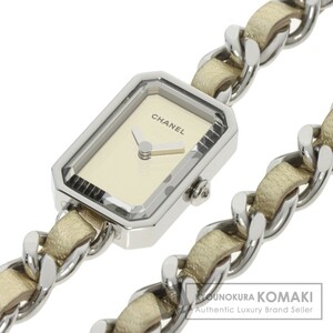 CHANEL Chanel H5583 Premiere lock XS 3 ream wristwatch stainless steel leather lady's used 