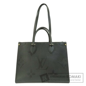 LOUIS VUITTON ルイヴィトン M45595 オンザゴーMM ノワール トートバッグ アンプラント レディース 中古