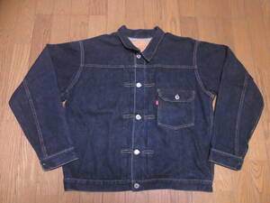 236-149/濃紺/美品/1999年/USA製/アメリカ製/LEVI'S/リーバイス/70501 0003/バレンシア/555/506XX/1st/ファースト/デニムジャケット/44