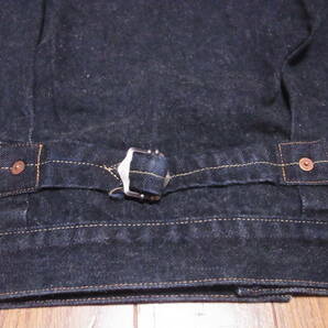 236-149/濃紺/美品/1999年/USA製/アメリカ製/LEVI'S/リーバイス/70501 0003/バレンシア/555/506XX/1st/ファースト/デニムジャケット/44の画像4