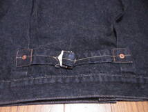 236-149/濃紺/美品/1999年/USA製/アメリカ製/LEVI'S/リーバイス/70501 0003/バレンシア/555/506XX/1st/ファースト/デニムジャケット/44_画像4