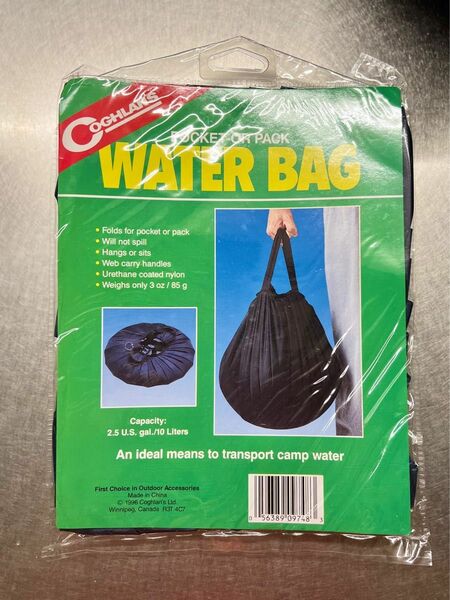 未開封品　COGHLAN’S コフランソフトウォーターバッグ キャンプ用品　water bag