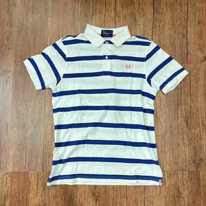 FREDPERRY フレッドペリー　ポロシャツ　ボーダー　M