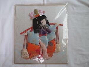 * hand made * pasting . pushed . Japanese doll 