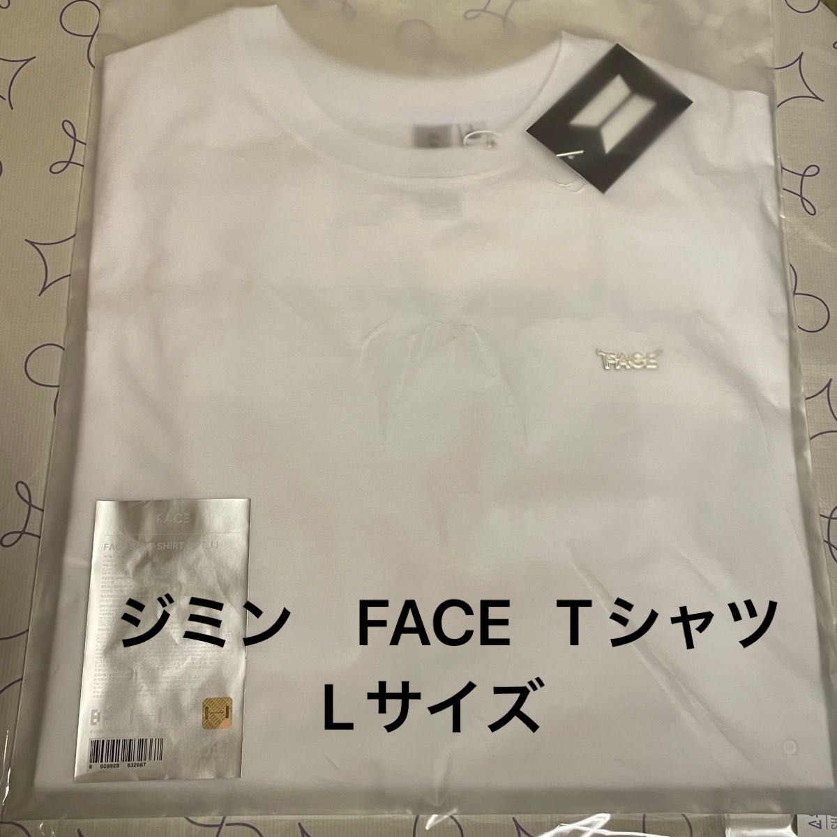BTS JIMIN FACE Tシャツ Lサイズ ジミン|PayPayフリマ