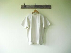 Lot.4085　S/S Raglan Sweat with Pocket（WAREHOUSE）ウエアハウス　無地　クリーム　ポケット付　半袖スウェット　＠在庫（L , XL） 新品