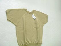 Lot.4085　S/S Raglan Sweat with Pocket（WAREHOUSE）ウエアハウス　dark beige　ポケット付　半袖スウェット　＠在庫（M , L , XL） 新品_画像7