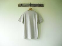 Lot.4601　クルーネックＴシャツ/無地（WAREHOUSE）ウエアハウス　オートミール　＠在庫(M , L)　シンプル　丸胴　コットン100%　新品_画像2