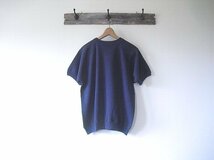 Lot.4085　S/S Raglan Sweat with Pocket（WAREHOUSE）ウエアハウス　無地　navy　ポケット付　半袖スウェット　＠在庫（M , L） 新品_画像2